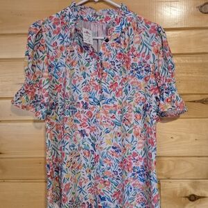 Floral Women's Top - Multicolor